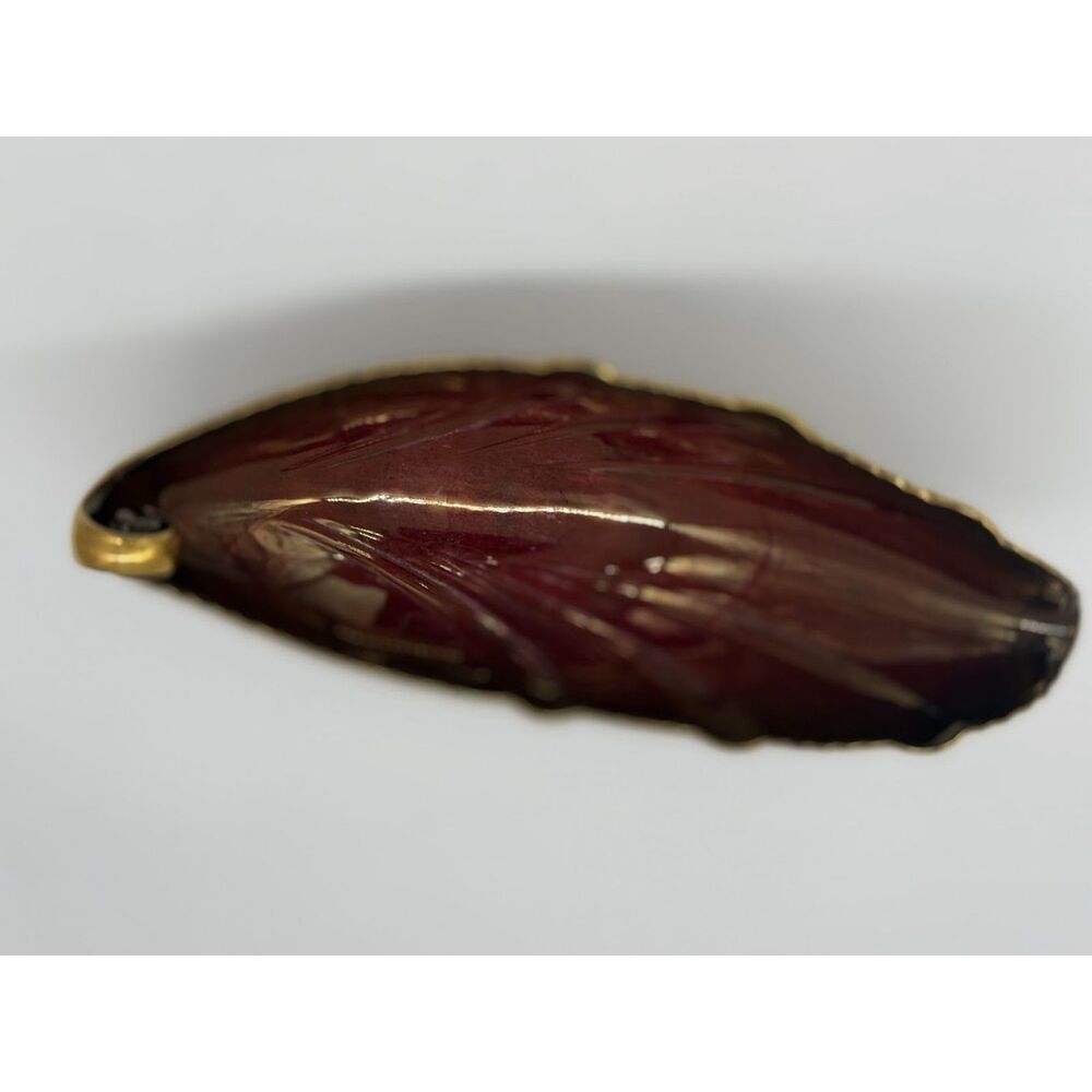 1973 Art Deco Vintage CARLTON WARE ROUGE ROYALE  Dark Red Gold Trim - Picture 5 of 7